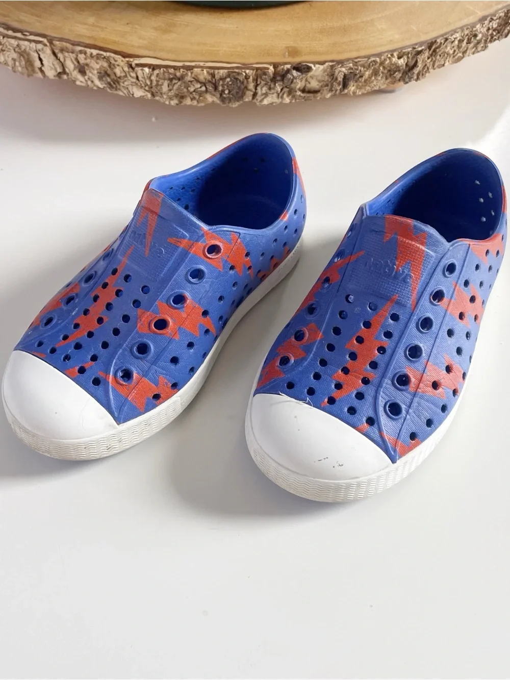Native Shoes Jefferson Slip-On Blue Lightening | Toddler 7